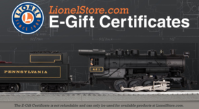 E-Gift Certificate - Must call the call center to order 1-800-628-6202